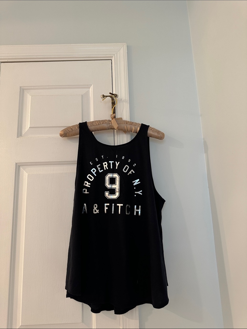 Abercrombie & Fitch Black Shirt with Silver Label New Without Tags